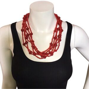 Vintage Beaded Glass Necklace